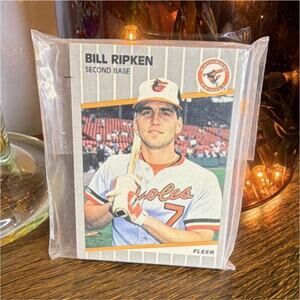 Fleer Baseball Trading Cards Bill Ripken Carl Nichols Baltimore Orioles Lot